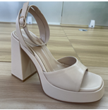 Women's Strappy Ankle Platform Heels Chunky Sandals with Thick Heels