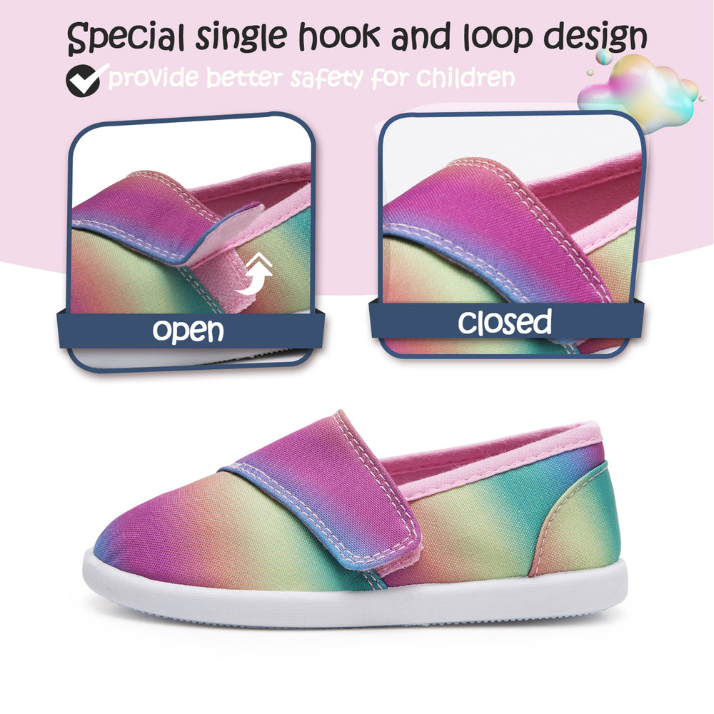Colorful Velcro Slip-On Non-Slip Casual Shoes - MYSOFT