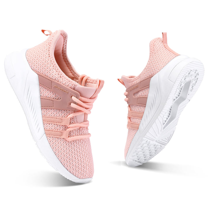 Pink Lightweight Breathable Tennis Sneakers - MYSOFT