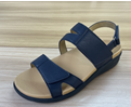 Comfortable Women's Wedge Sandals Summer Casual with Ankle Strap & Magic Tape Closure