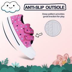 Colorful Polka Dot Soft Pink Walking Shoes - MYSOFT