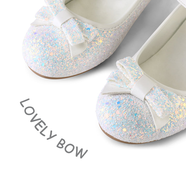 Low Heel Round Toe Bow Lace-Up Mary Janes - MYSOFT
