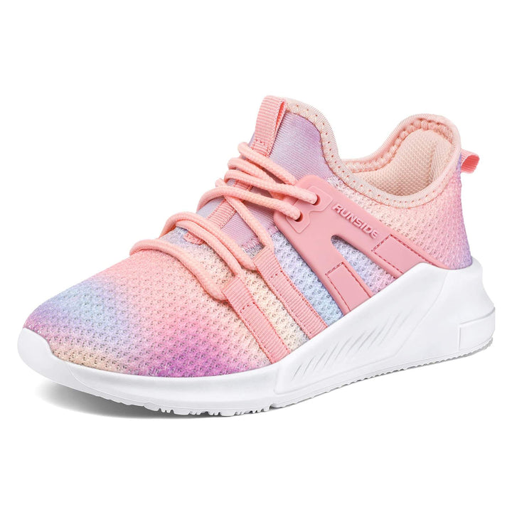 Pink Mesh Athletic Shoes for Kids