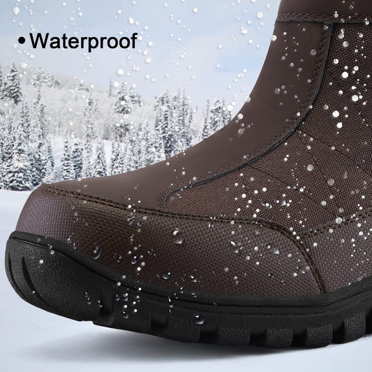 Waterproof Winter Boots with Reflective Tape