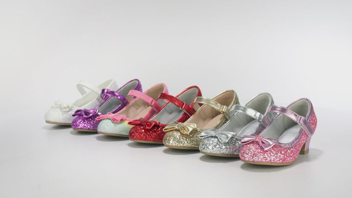 Mary Jane Wedding Shoes Glitter