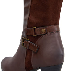 Knee High Suede Leather Boots