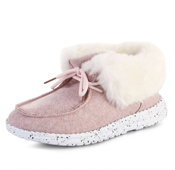 Cute Winter Pull-On Warm Fur-Lined Boots - MYSOFT