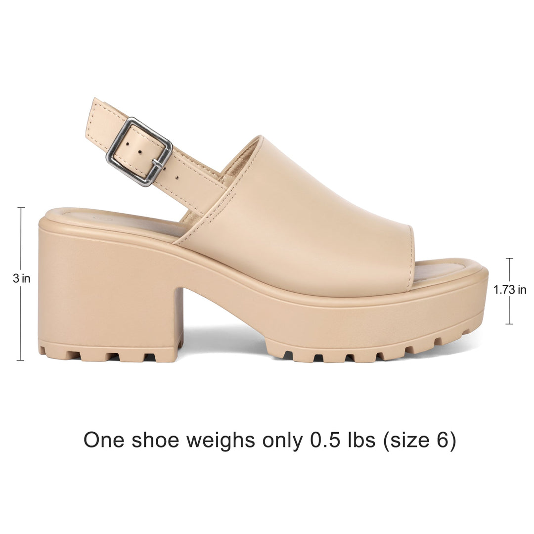 Casual And Comfortable Everyday Platform Sandals - MYSOFT