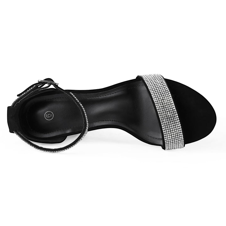 Adjustable Ankle Strap 3.5" Heel Sandals - MYSOFT