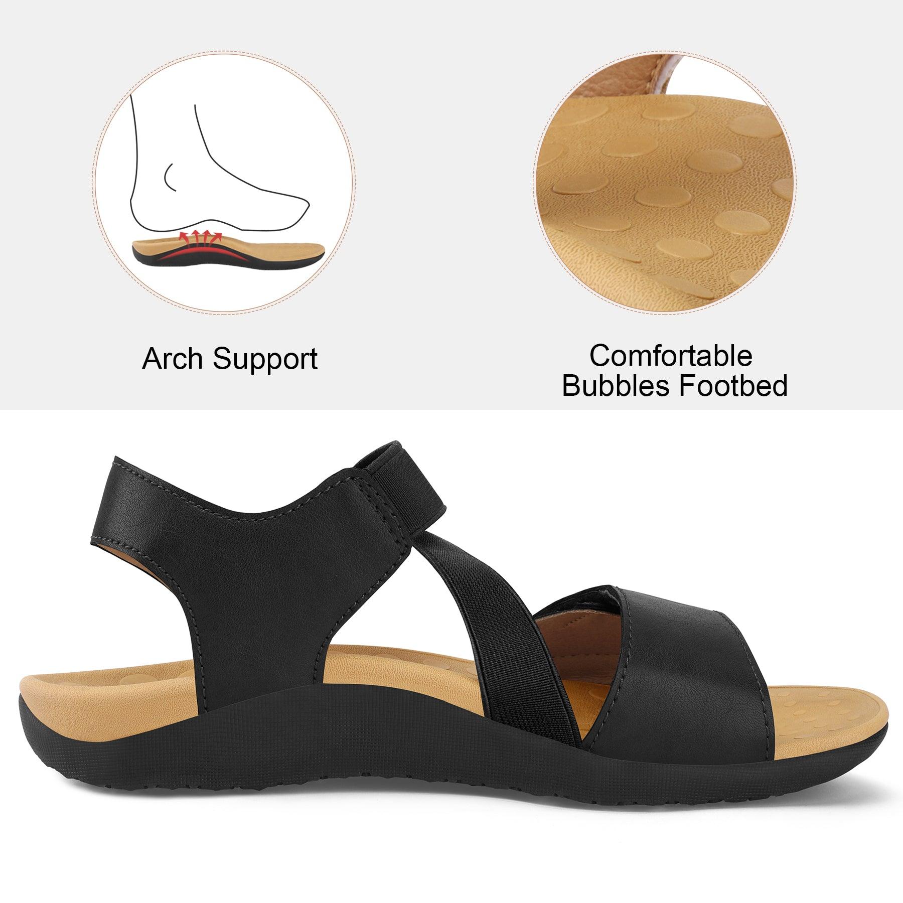 Adjustable Elastic Strap Non-Slip Sandals - MYSOFT