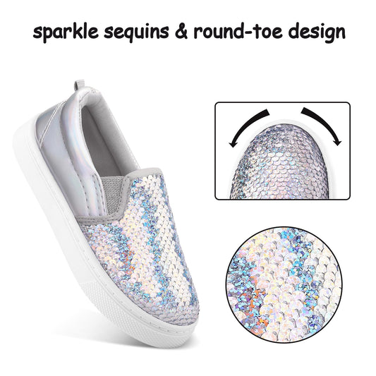 Sparkle Sequins Canvas Walking Shoes