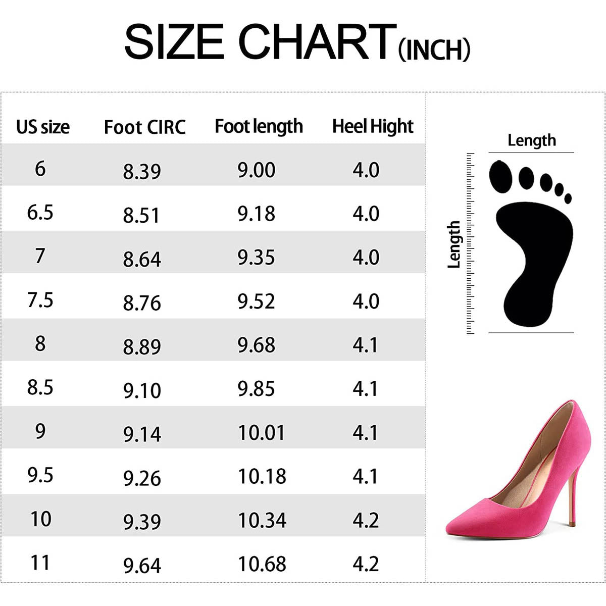 Womens Bride Wedding Shoes,4 Inch Stiletto Pointed High Heels,Ladies Party  Court Shallow Mouth Flower Elegant Sandals,for Bridesmaid Prom Evening  Party,White,40 EU : Amazon.se: Tools & Home Improvement